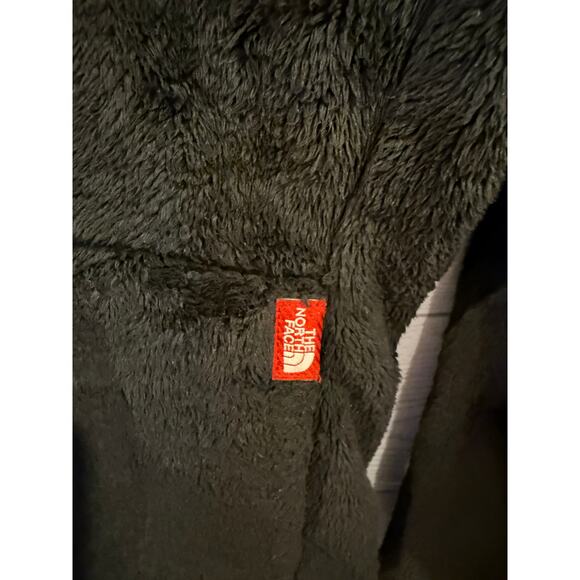 North Face SZ XL black quarter-zip fleece pullover with a kangaroo pocket - Picture 3 of 5